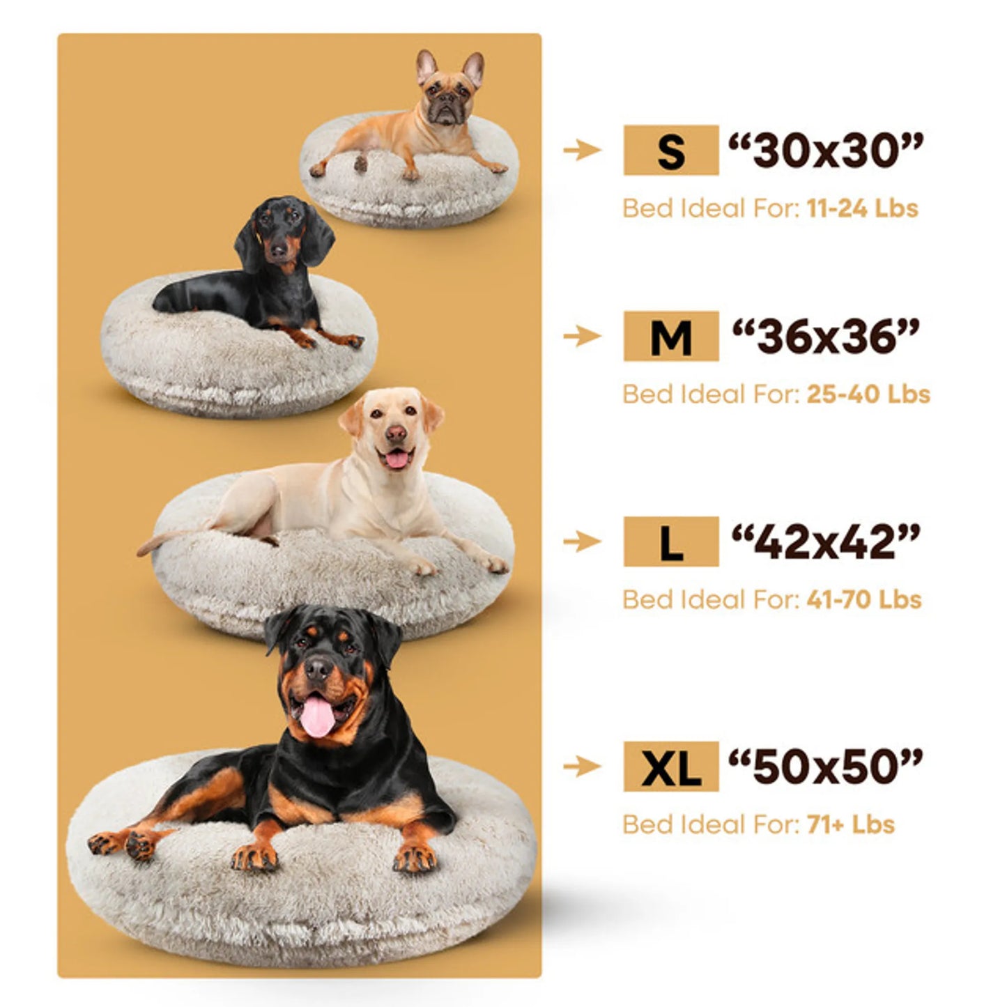 Plush Bagel Dog Bed - Ultimate Sleeping Comfort