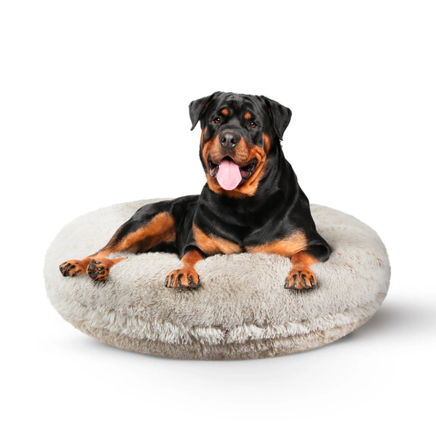 Plush Bagel Dog Bed - Ultimate Sleeping Comfort