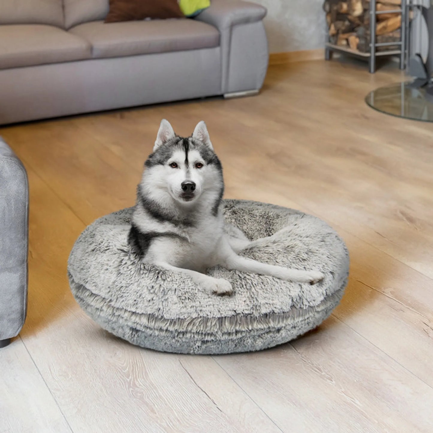 Plush Bagel Dog Bed - Ultimate Sleeping Comfort