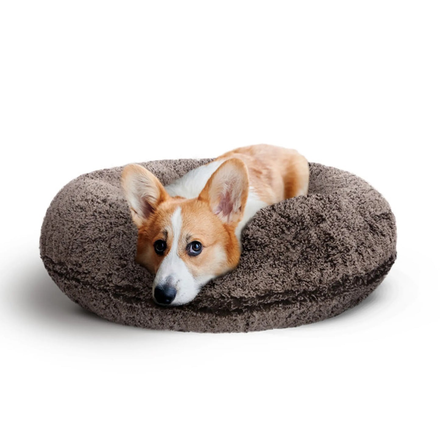 Plush Bagel Dog Bed - Ultimate Sleeping Comfort