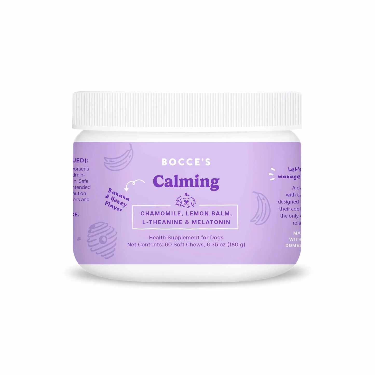 Bocce's Bakery Calming Soft Chew Dog Supplements - 60 Count