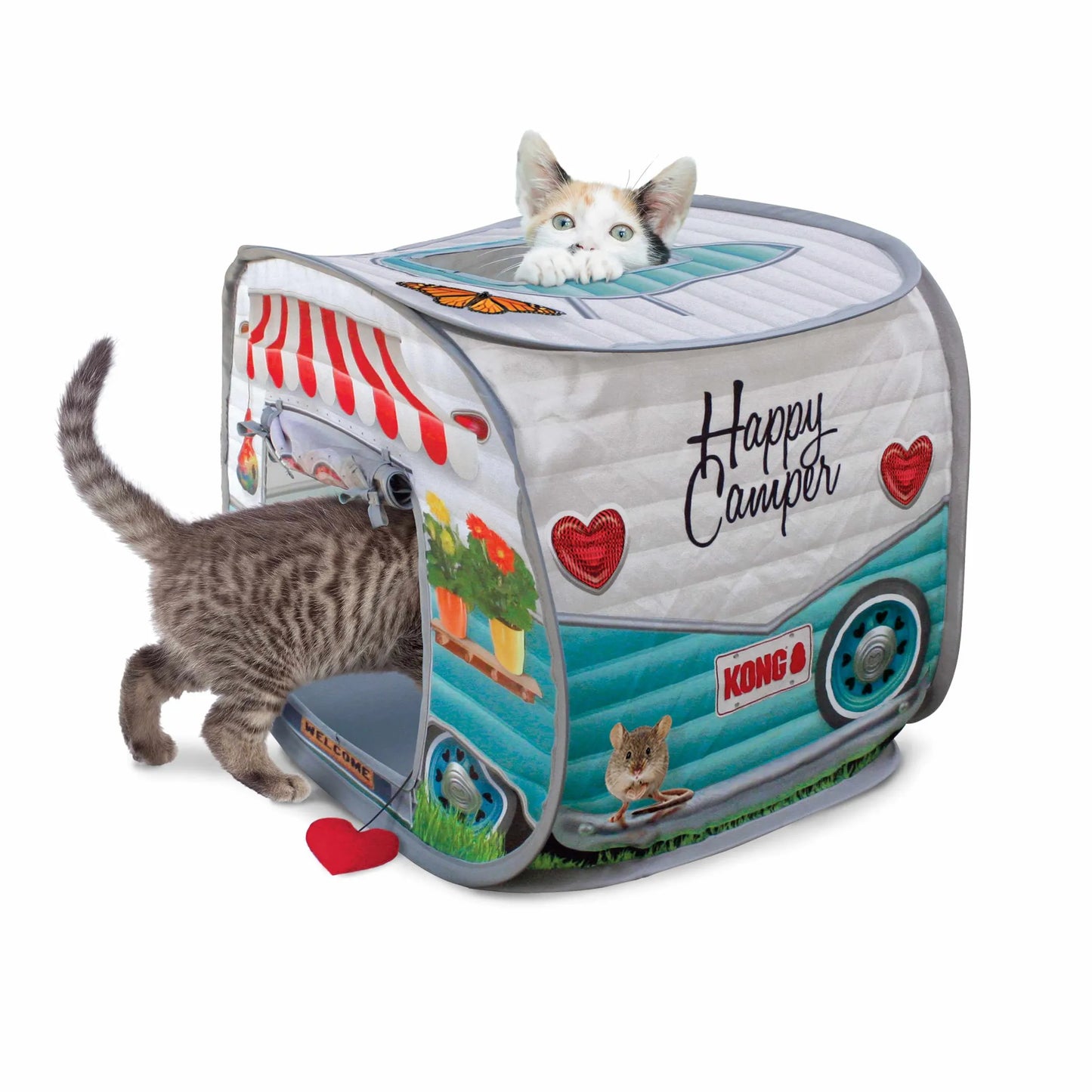 KONG Play Spaces Camper Cat Toy - Interactive and Fun