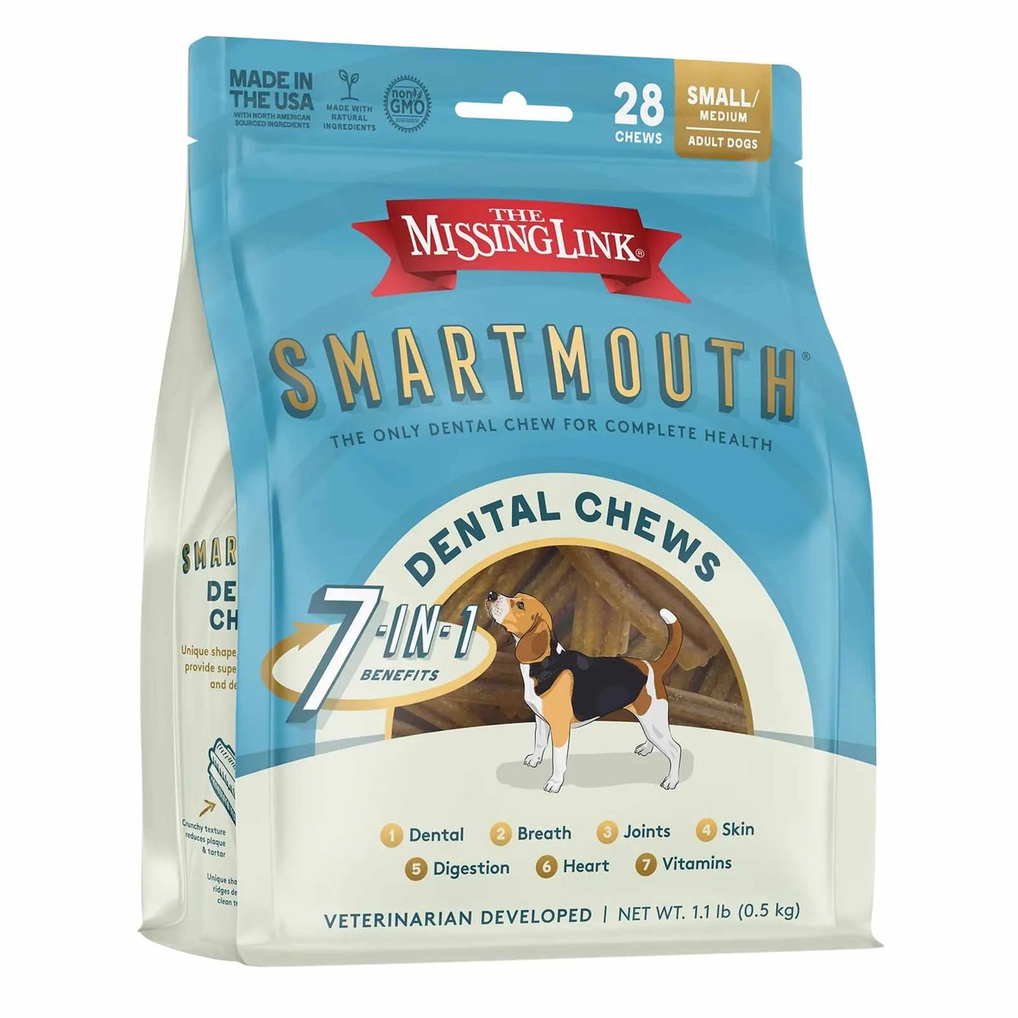 The Missing Link SMARTMOUTH Dental Chew - Healthy and Refreshing