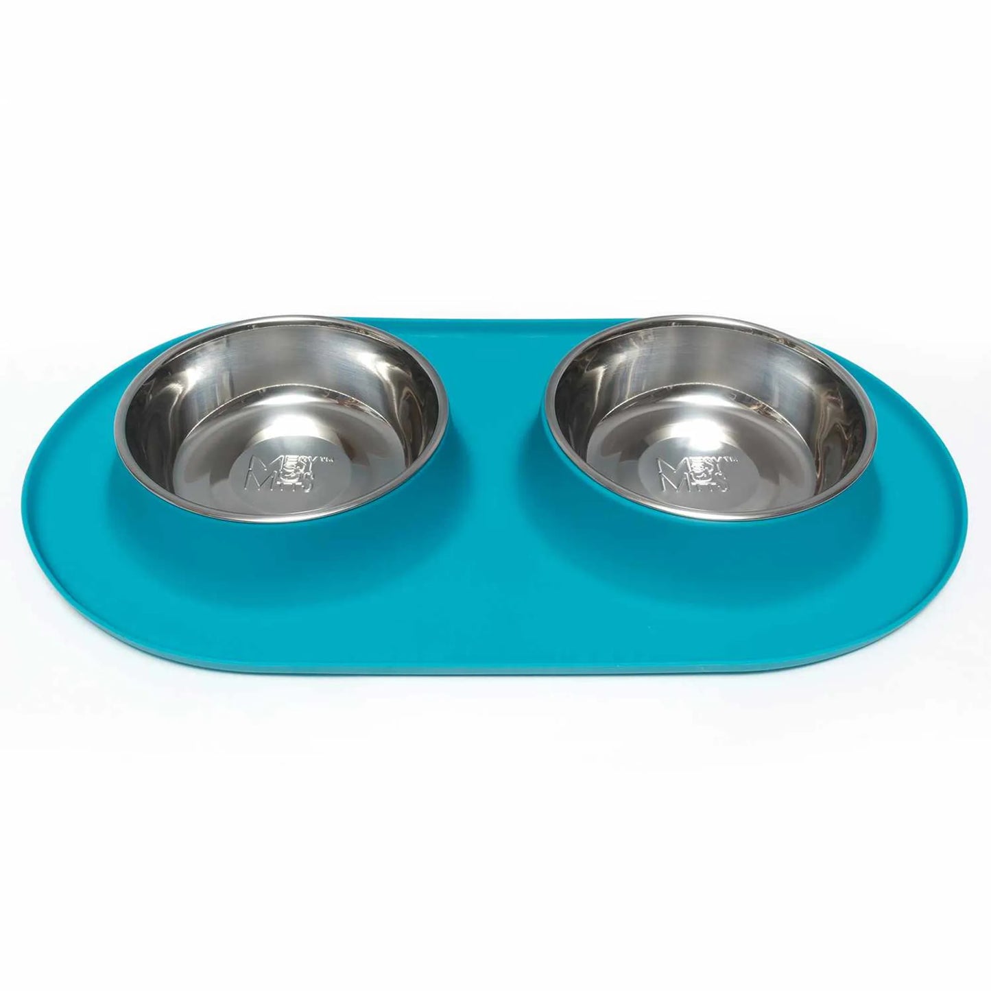 Messy Mutts Double Silicone Feeder - Non-Slip Base Pet Feeder