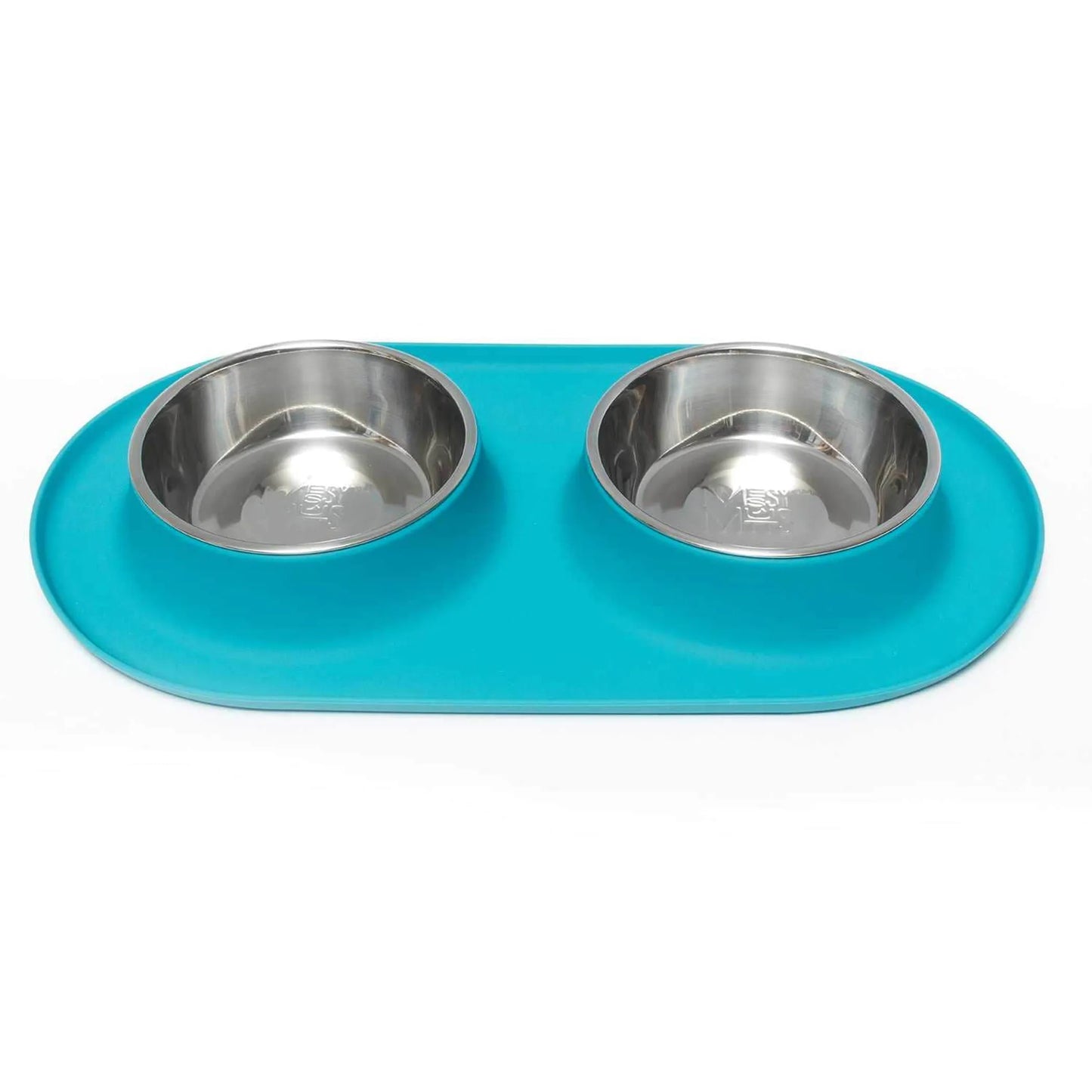 Messy Mutts Double Silicone Feeder - Non-Slip Base Pet Feeder