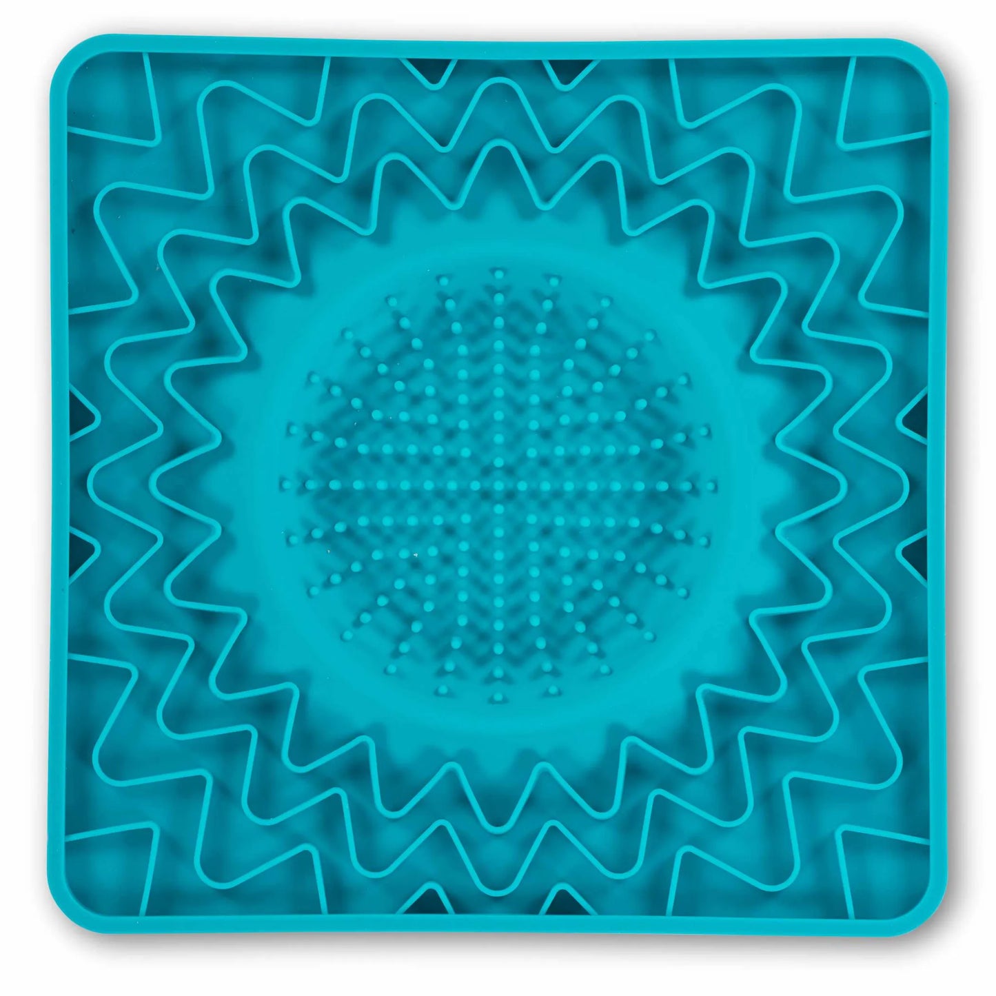 Messy Mutts Framed Silicone Lick Bowl Mat - Slow-Feeding, Easy-Carry