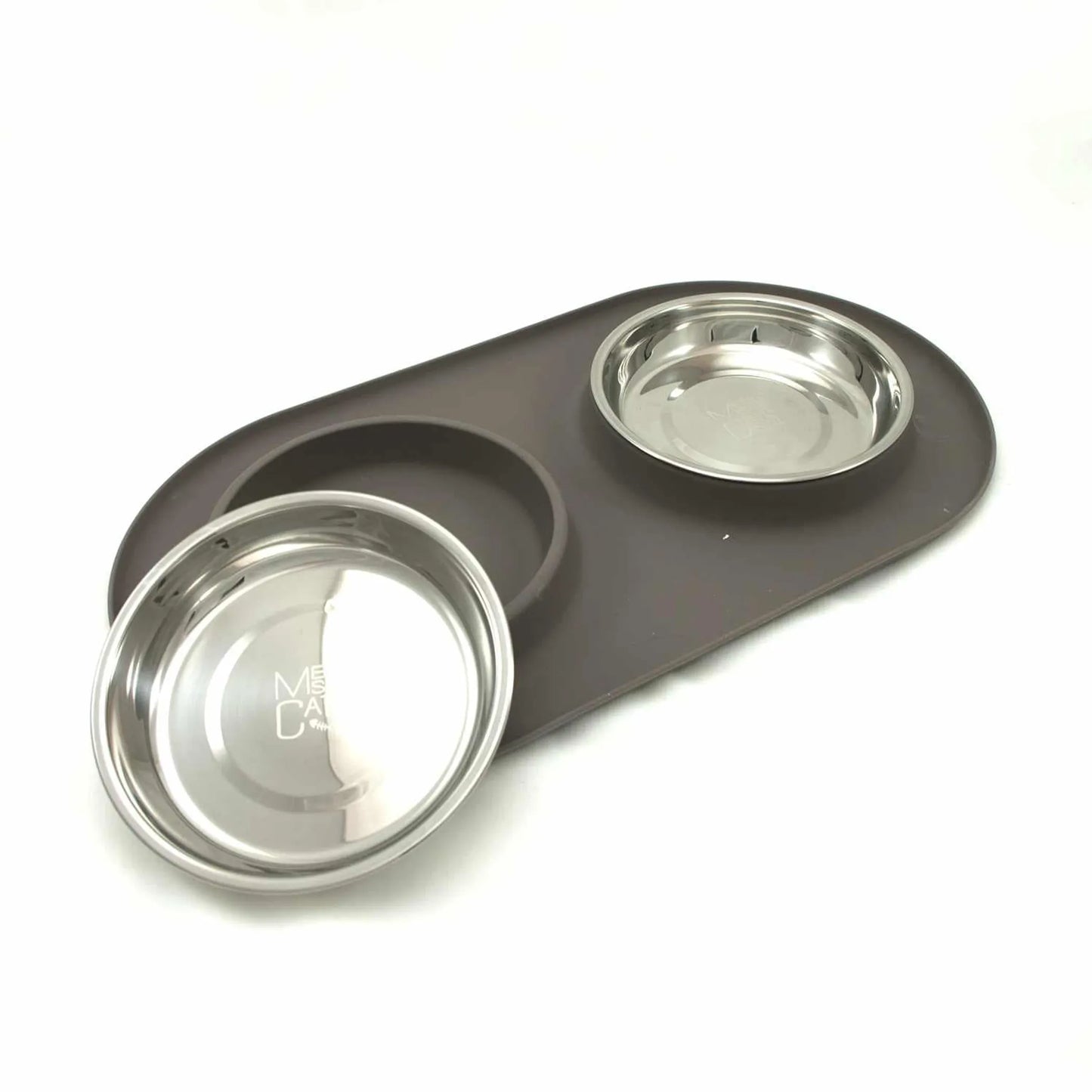 Messy Cats Double Silicone Feeder - Two-Bowl Feeding Solution
