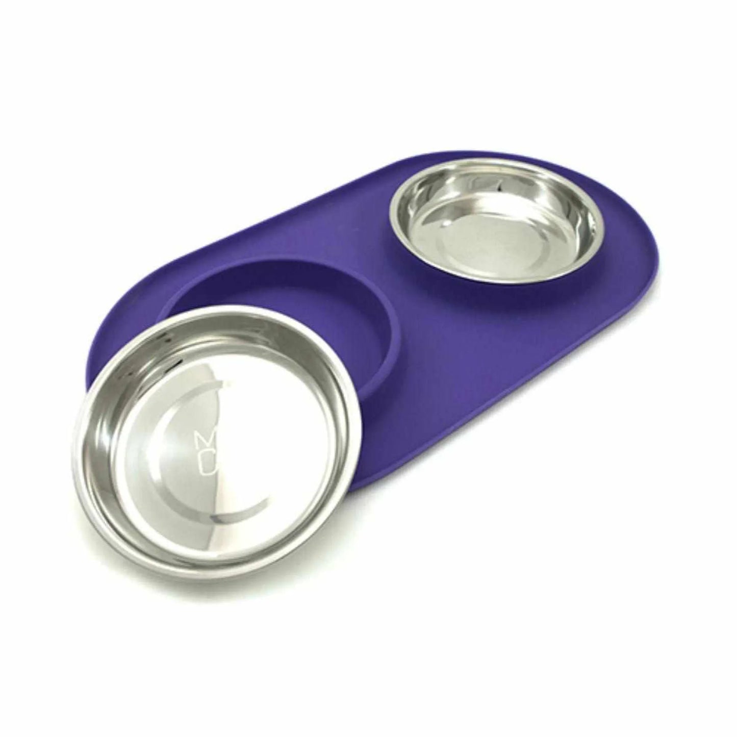 Messy Cats Double Silicone Feeder - Two-Bowl Feeding Solution