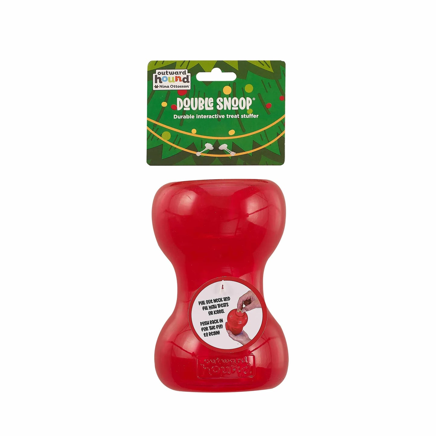 Planet Dog Orbee-Tuff Double Snoop - Dual Treat-Dispensing Dog Toy