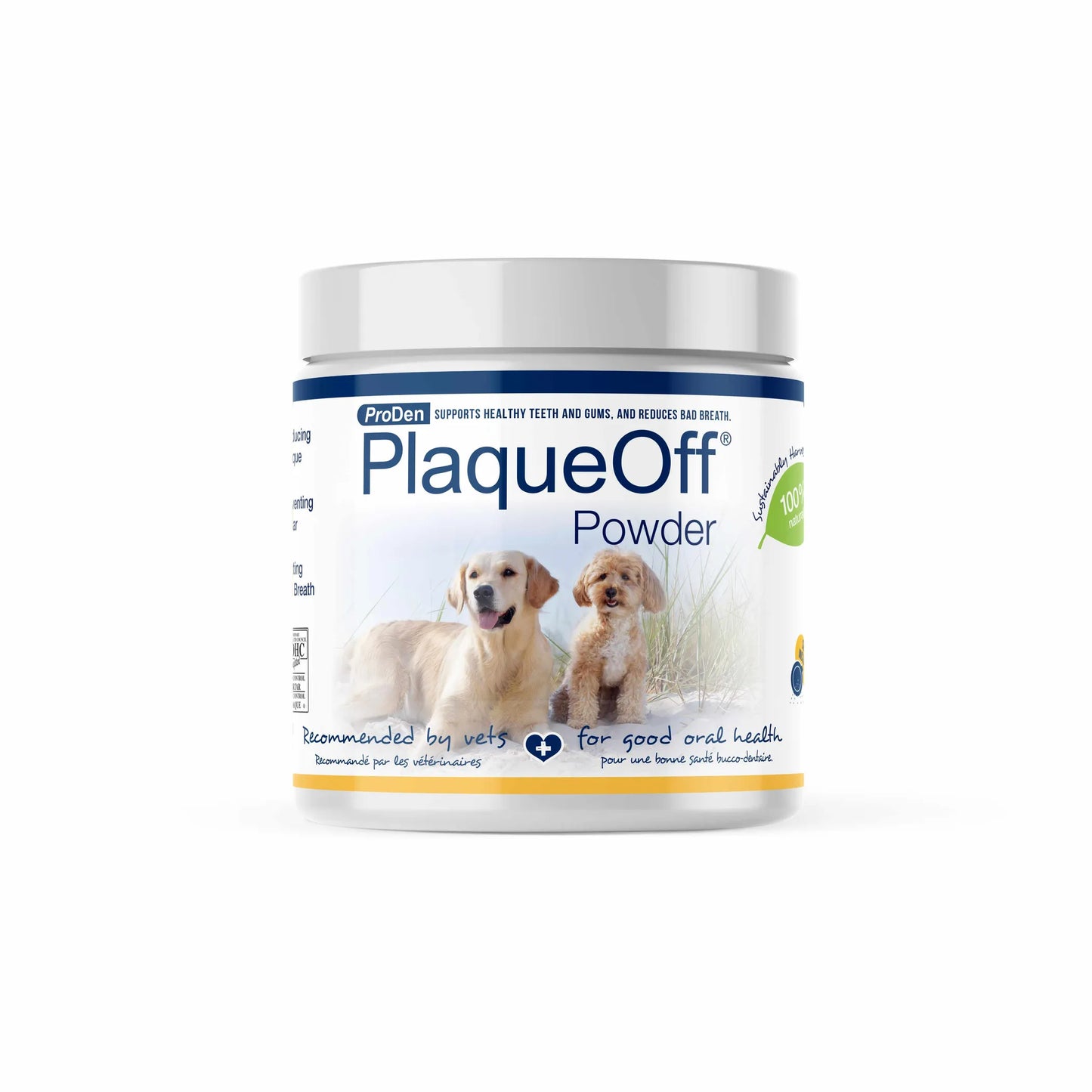 PlaqueOff Powder - 180g Mini Tub - Natural Oral Health Supplement