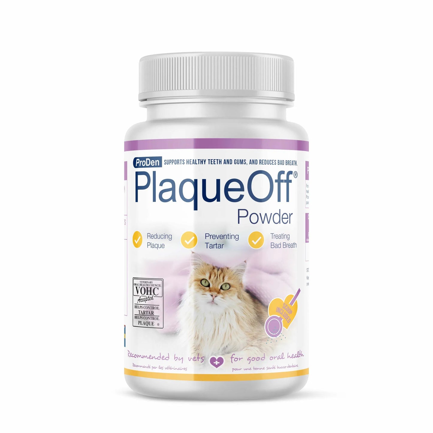 PlaqueOff Powder for Cats - Natural Dental Health Supplement