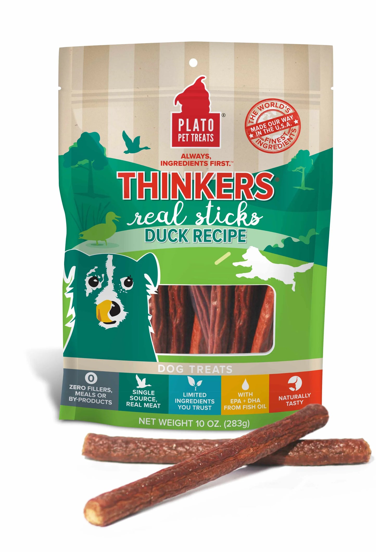 Plato Thinkers Duck - Nutritious Dog Treats