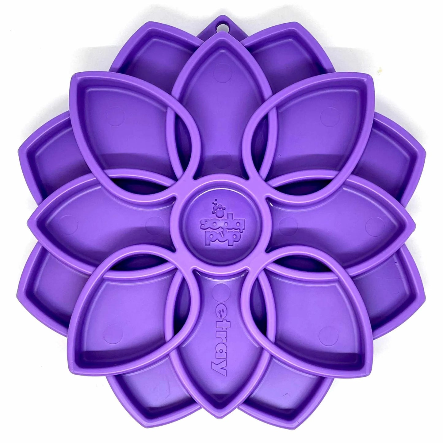 SodaPup Mandala eTray - Enrichment Feeder for Dogs, Purple