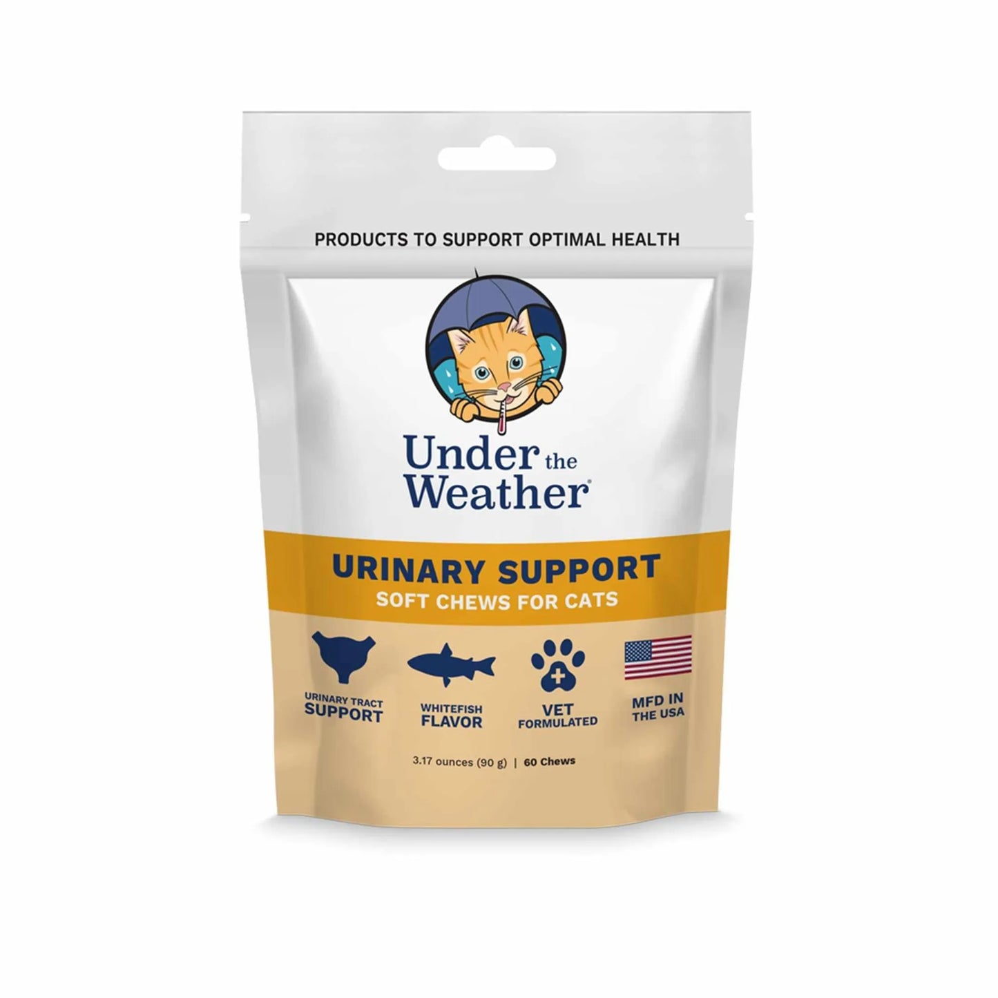 Under the Weather Urinary Support Soft Chews - Cat Supplement - 60 ct