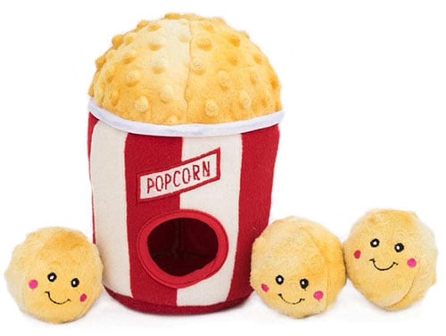 ZippyPaws Burrow Popcorn Bucket: Interactive Toy for Dogs