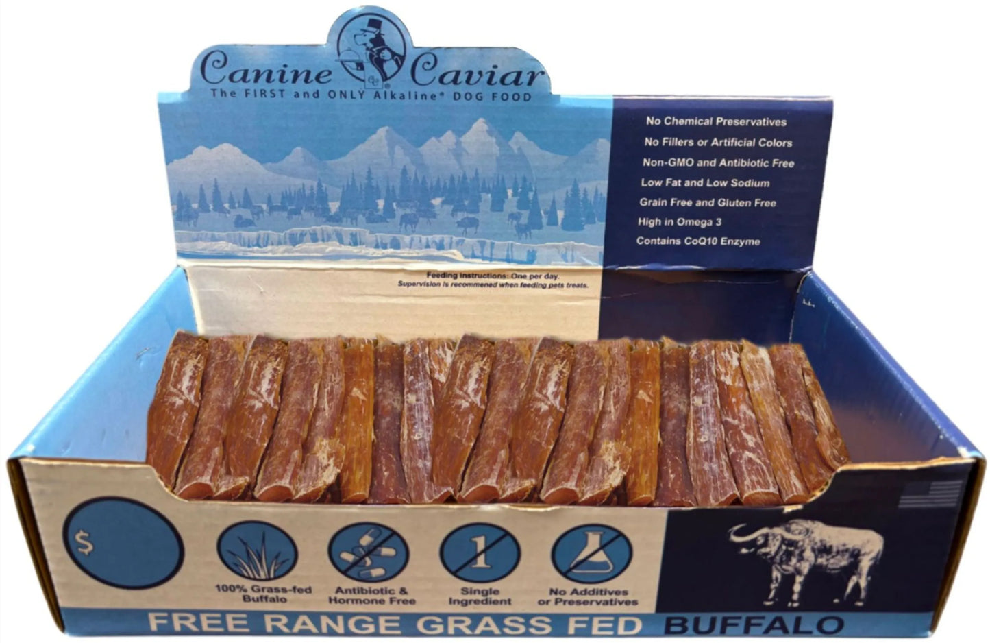 Paddywack 6 Box - Nutrient-Packed Buffalo Treats for Dogs