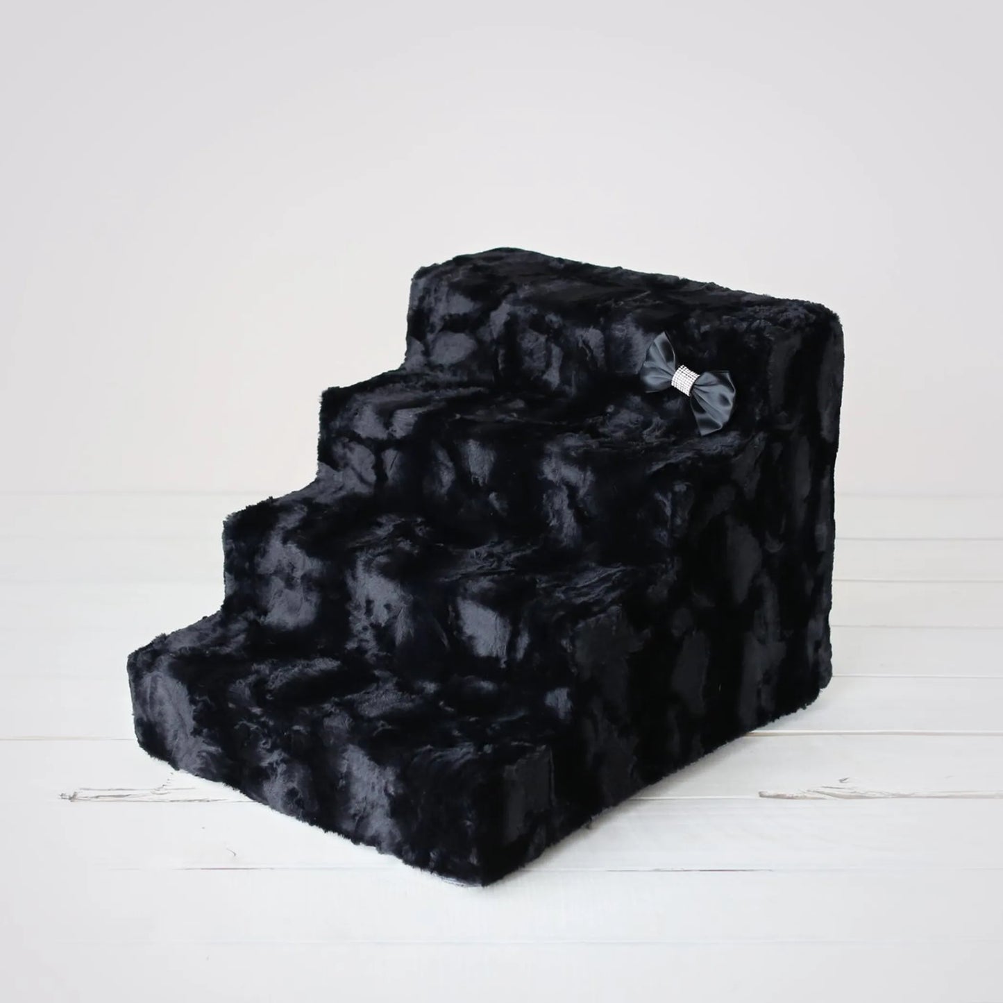 Luxury Dog Stairs - 6-Step, High-Density Foam