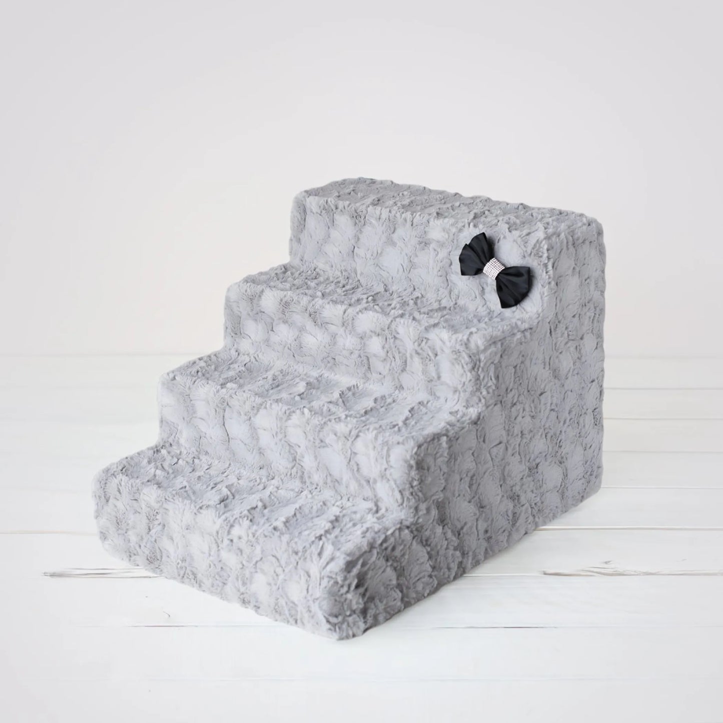 Luxury Dog Stairs - 6-Step, High-Density Foam