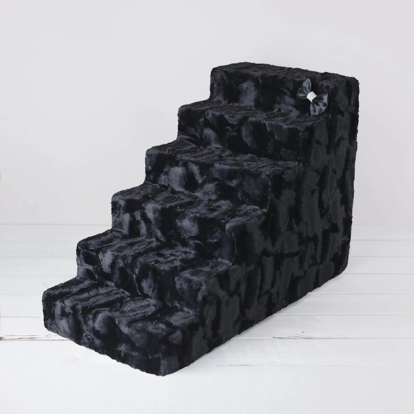 Luxury Dog Stairs - 6-Step, High-Density Foam