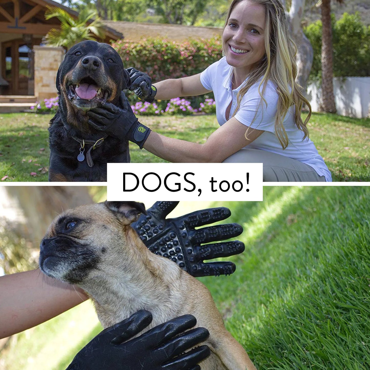 HandsOn Gloves - Multifunctional Pet Grooming & Bathing Gloves