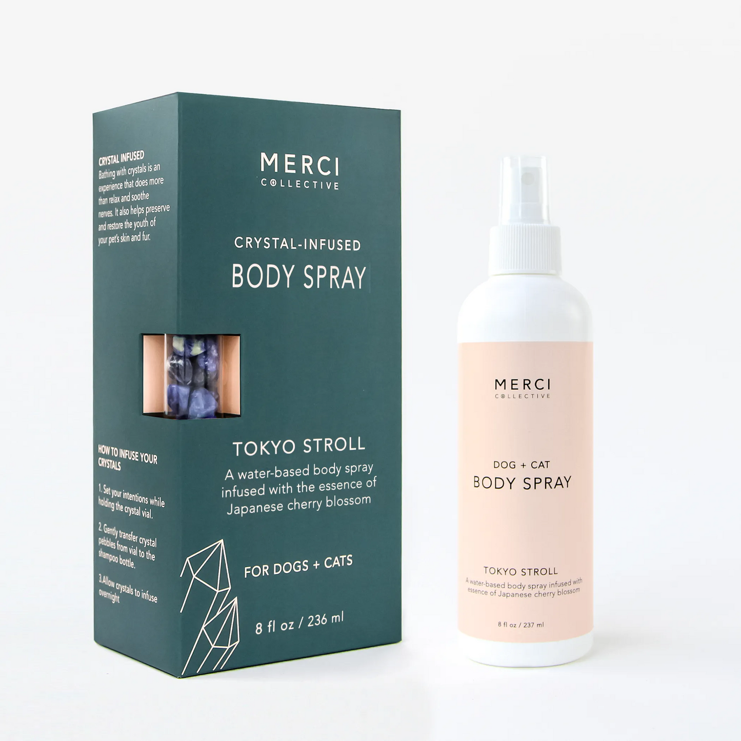 Tokyo Stroll Pet Body Spray - Deodorizing, Mild Water Base