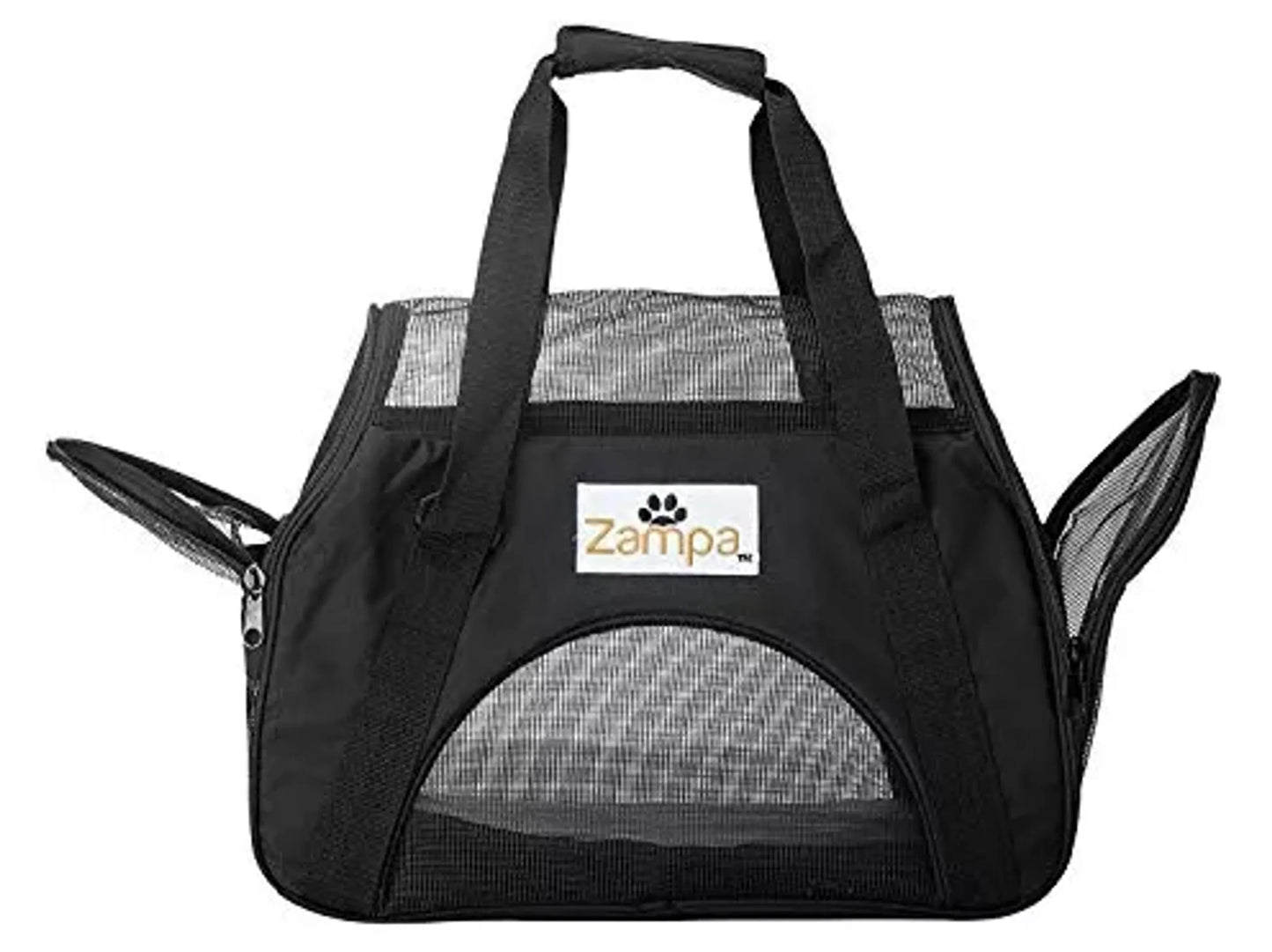 Zampa Airline Approved Soft Sided Pet Carrier - Portable Pet Travel Solution