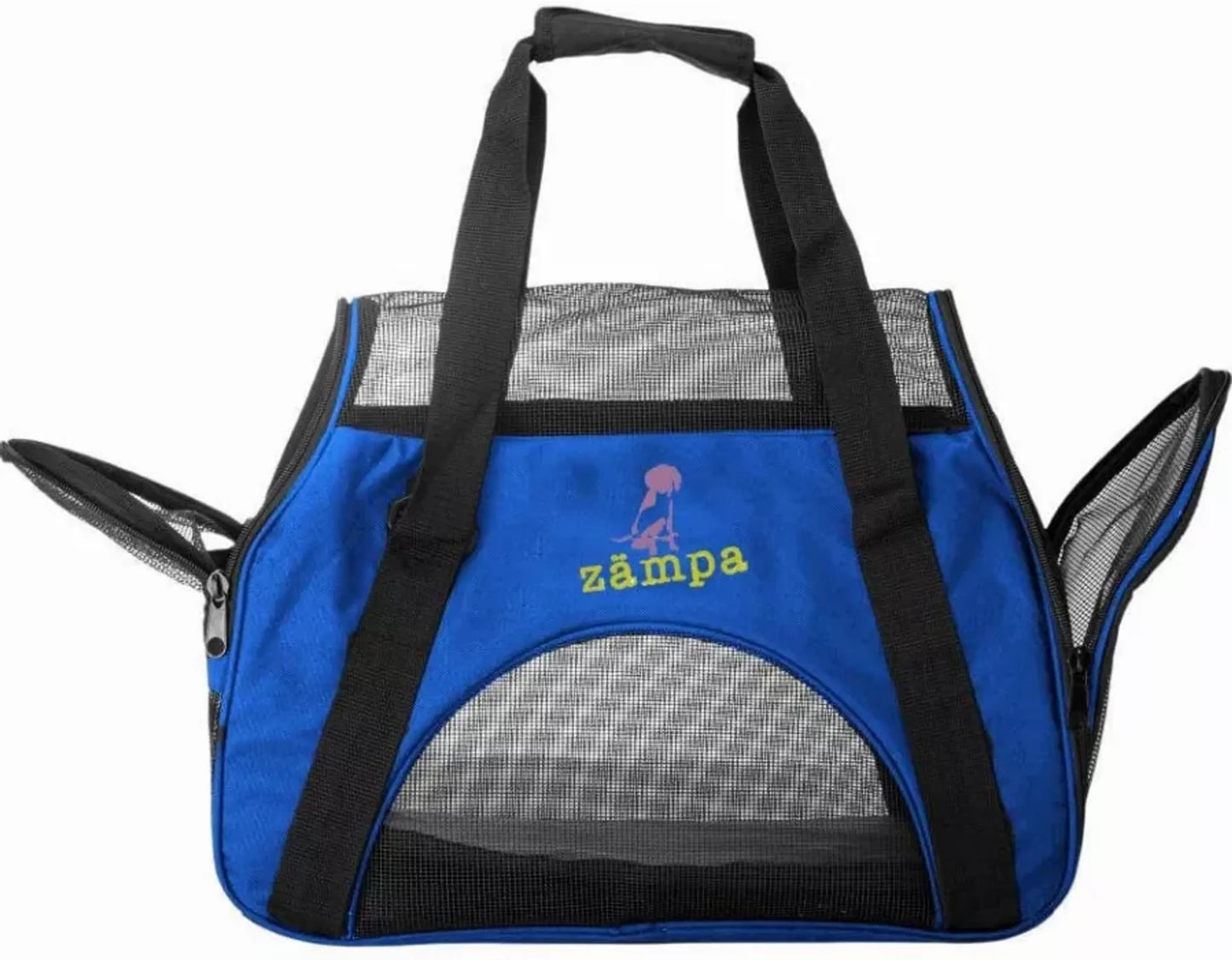 Zampa Airline Approved Soft Sided Pet Carrier - Portable Pet Travel Solution