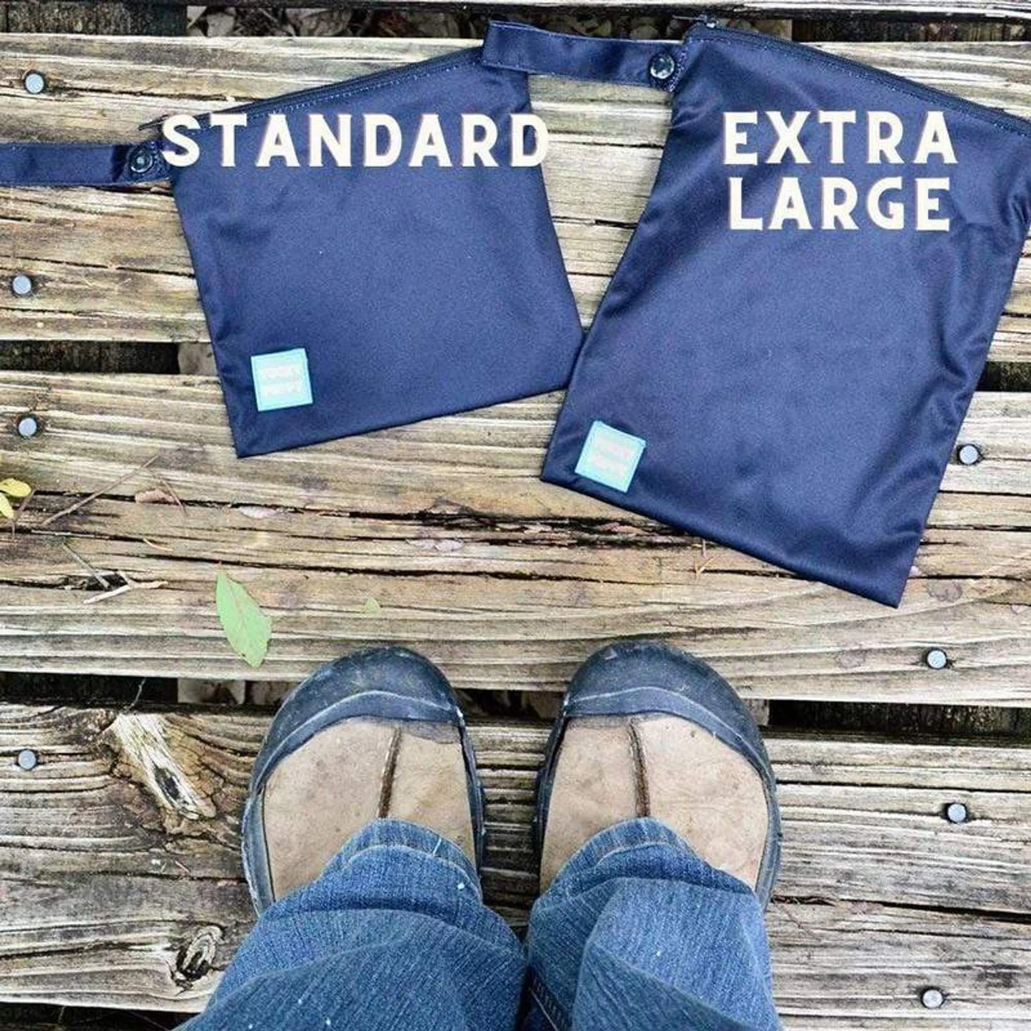 Fall Leaves Dog Poop Bag Holders - Extra Large Size