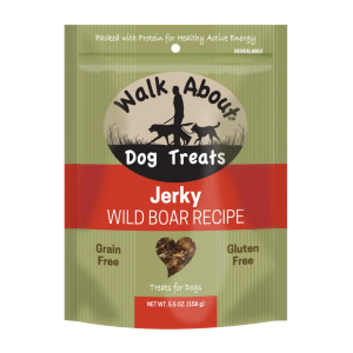 Walk About High-Protein Kangaroo Dog Jerky Treats - All Natural