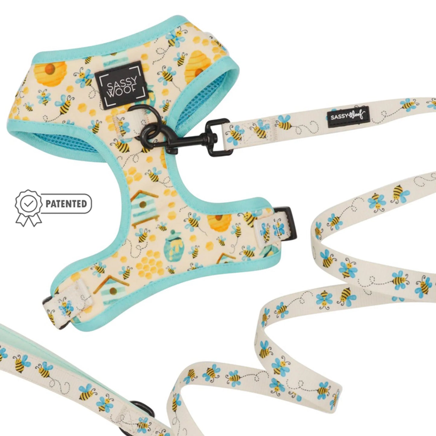'Barks & Caicos' Collection: Tropical Vibe Dog Harness Bundle