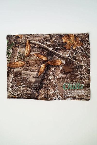Green Camo Chillz Gel Mat - Medium - Cooling Pet Blanket
