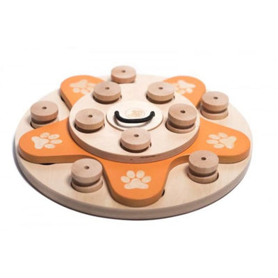 Dog's Flower Disk-Shaped Dog Puzzle Toy