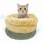 GOOPAWS 4-in-1 Self Warming Burrow Cat Bed - Cozy and Comfortable Pet Hideaway