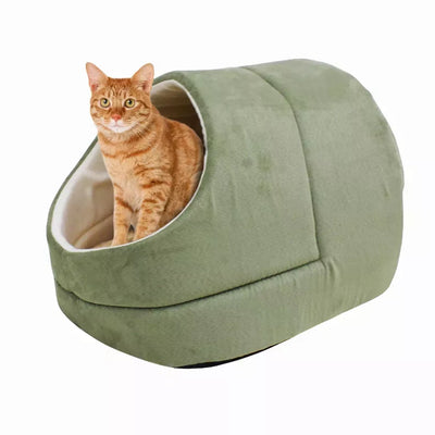 GOOPAWS Cat Cave - Cozy and Warm Sleeping Spot for Cats