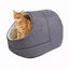 GOOPAWS Cat Cave - Cozy and Warm Sleeping Spot for Cats