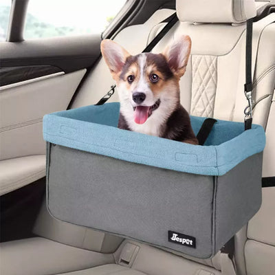 JESPET & GOOPAWS Dog Car Seat Carrier - Portable, Safe Travel
