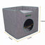 JESPET Foldable Cat Condo - Cat Cube House & Sleeping Bed with Reversible Cushions