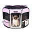 JESPET Pet Dog Playpen - Portable Exercise Pen for Small and Medium Pets