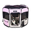 JESPET Pet Dog Playpen - Portable Exercise Pen for Small and Medium Pets