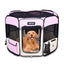 JESPET Pet Dog Playpen - Portable Exercise Pen for Small and Medium Pets