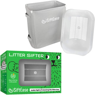 SiftEase Pet Litter Cleaner - Eliminate Odor & Mess
