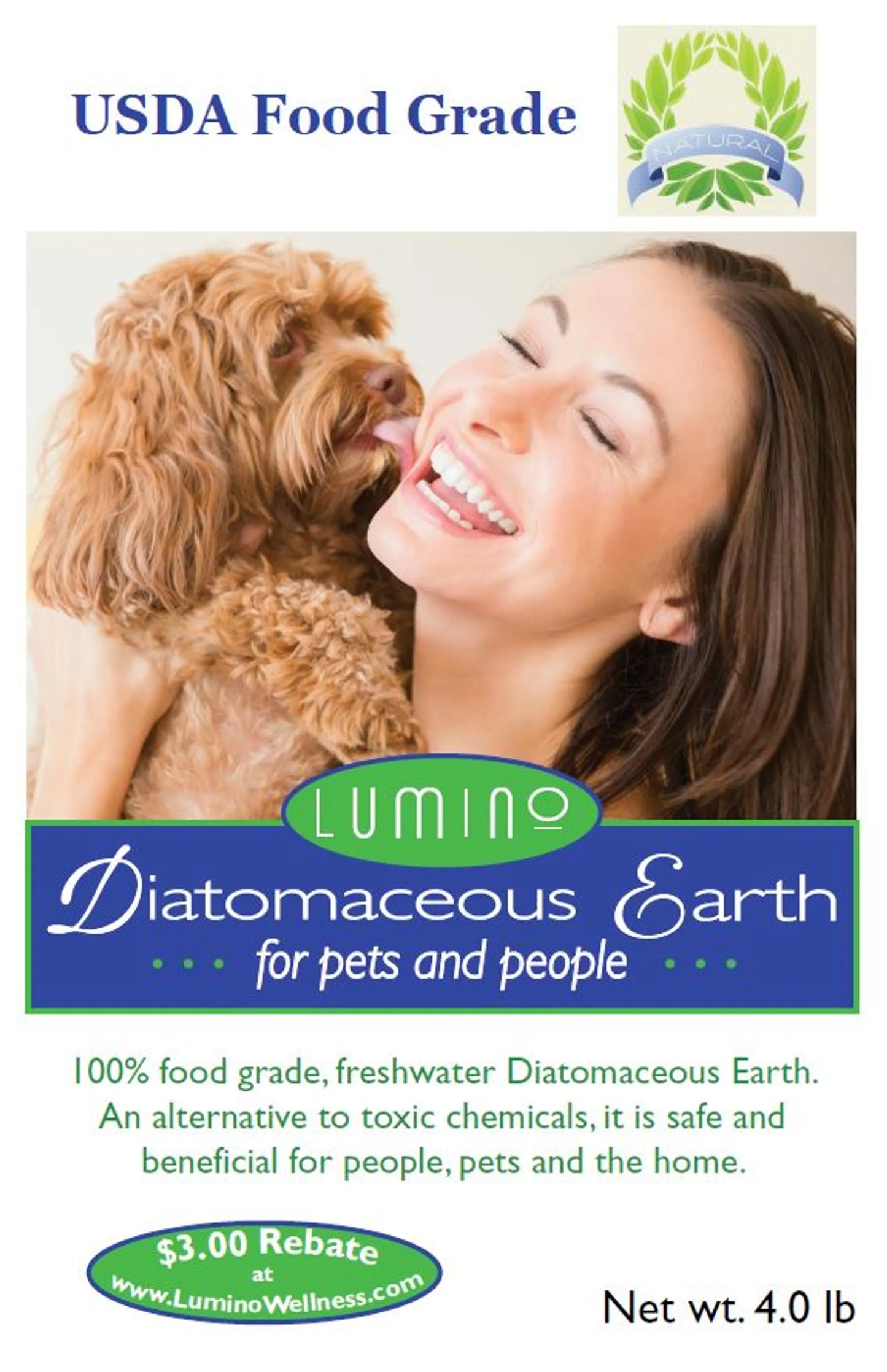 Food Grade Diatomaceous for Pets - Odor and Moisture Control