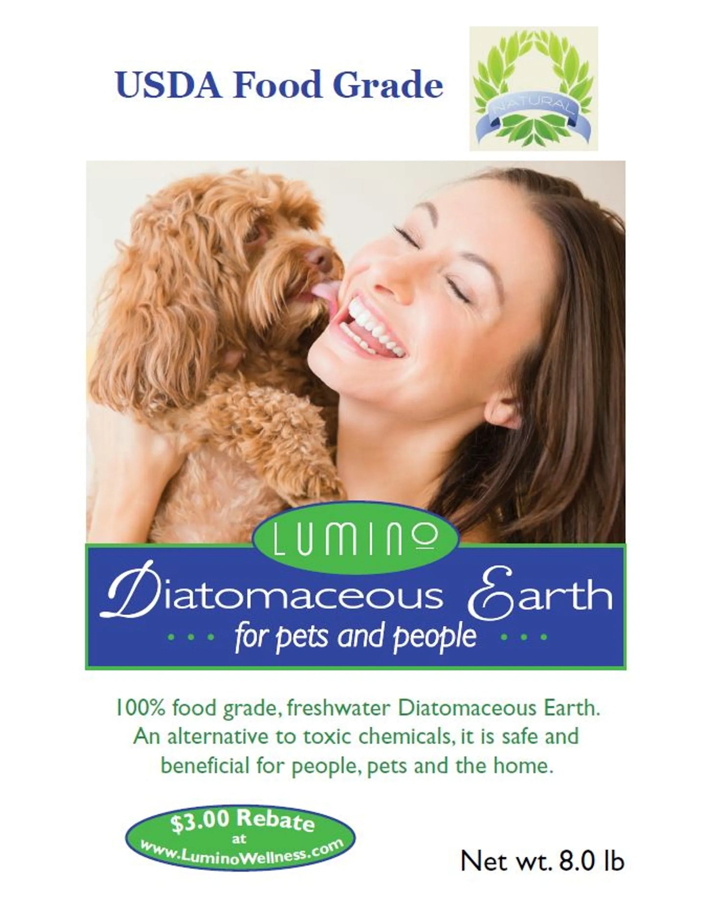 Food Grade Diatomaceous for Pets - Odor and Moisture Control