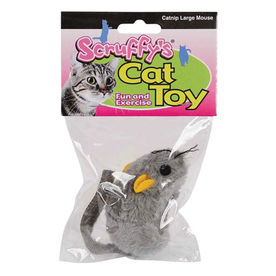 Scruffy's Catnip Large Mouse Toy - Stimulating and Fun