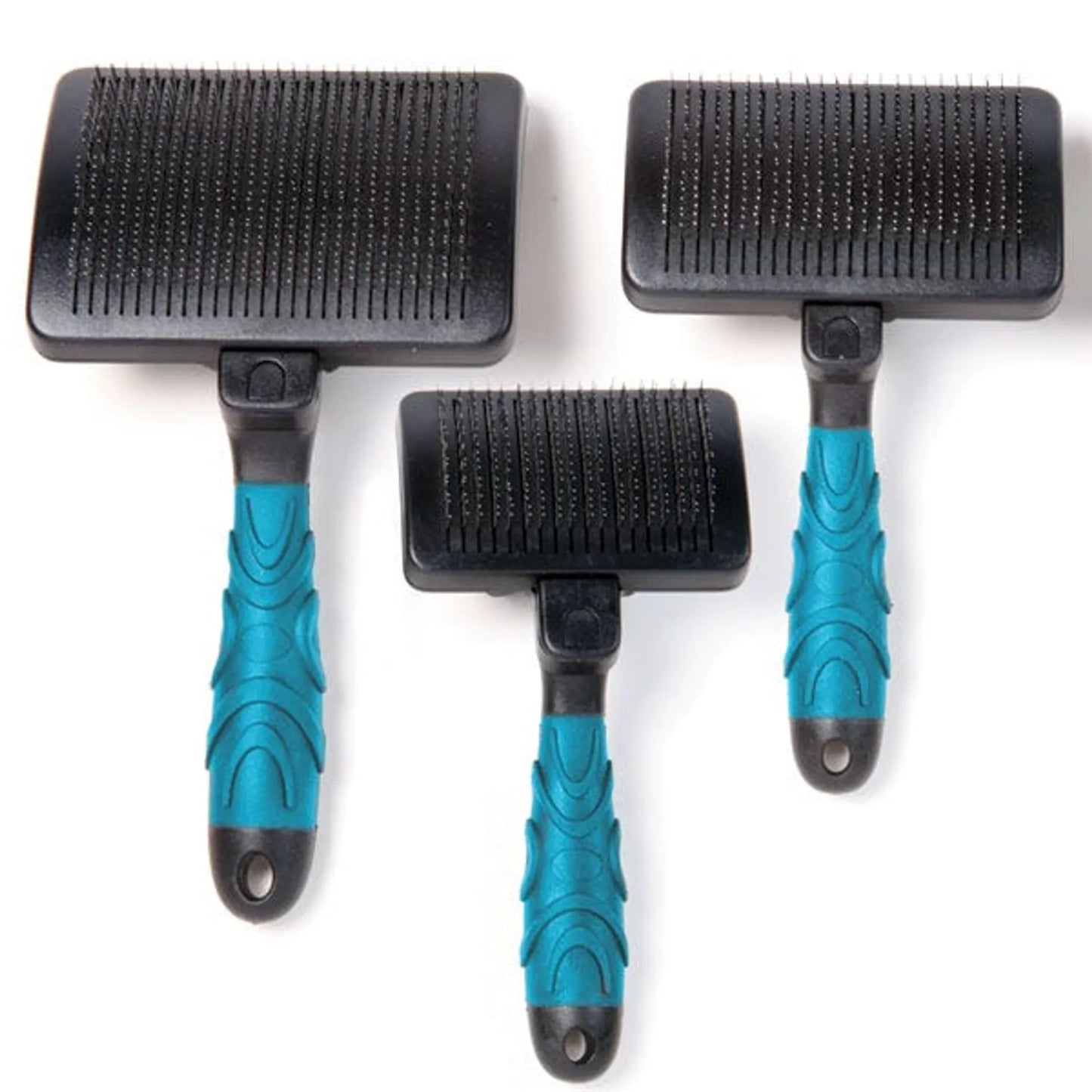 MGT Self-cleaning Slicker Brush - Easy Clean, Large Size