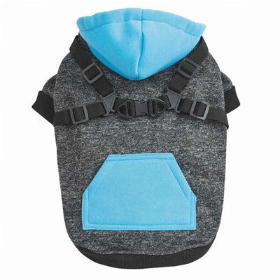 GG Harness Hoodie - Blue Canine Pullover