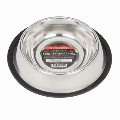 PS XSuper Hvy NoTip Mirror Bowls - Heavy Duty Pet Bowls