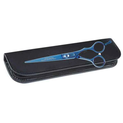 MG 5200 Blue Titanium Straight Shears - 6.5 Inch
