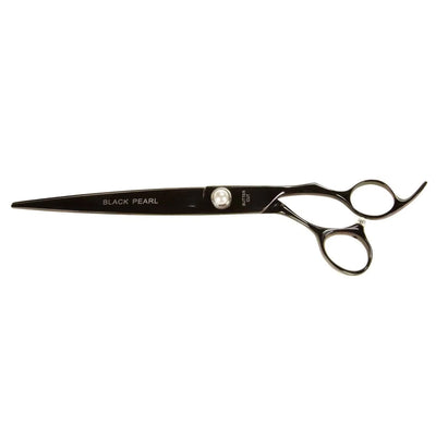 GE Black Pearl Strait Shear 7.5In - High-Quality Grooming Shears