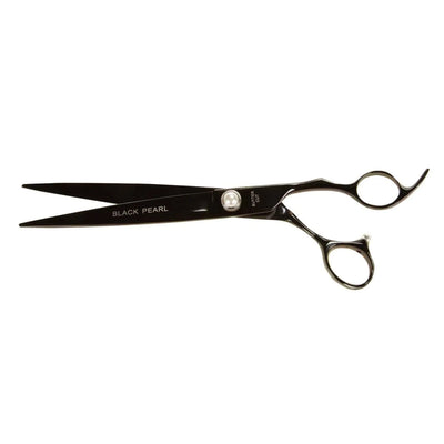 Professional GE Black Pearl Straight Shears for Pet Grooming - 8.5in